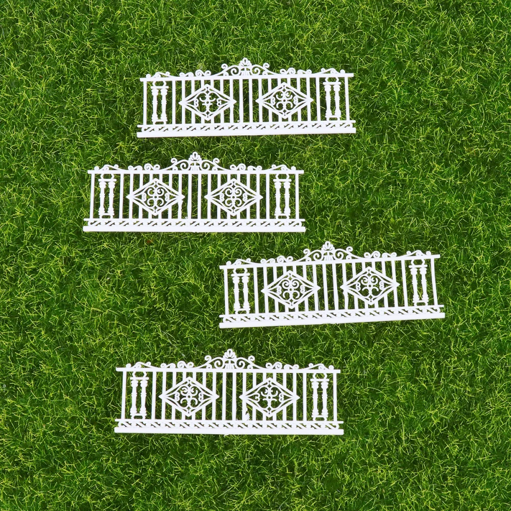 1m 1/100 DIY Garden Fence Courtyard Fence Ornament Sand Table Building Model Materials (MR1407)