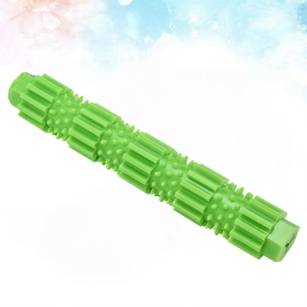 Durable Molar Rod TPR Chew Toys for Aggressive Chewers Training Size Large(Green)