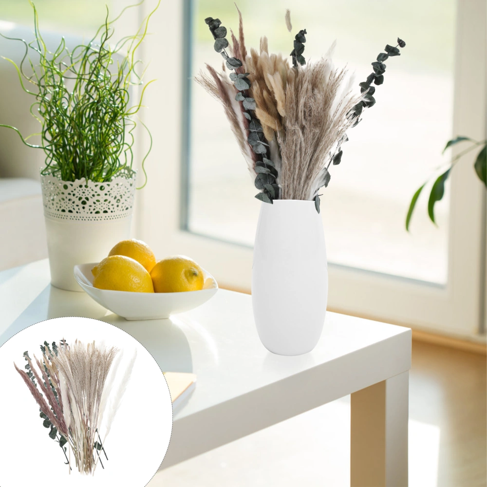 1 Box Pampas Grass Dried Flowers Bouquet Dried Reed Grass Flower Arrangement Table Decoration