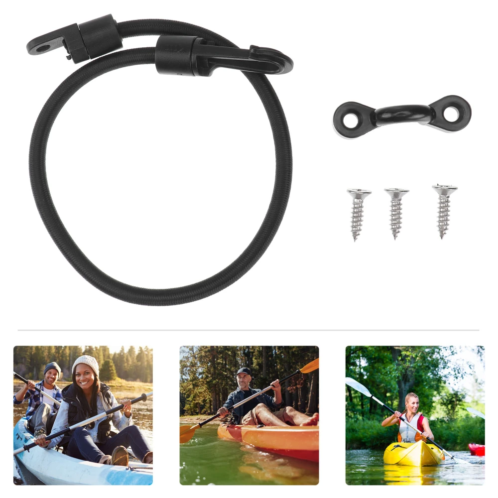 3 Sets Boat Fishing Rod Tamer Straps Holder Deck Mount Connector or Kayak Boat