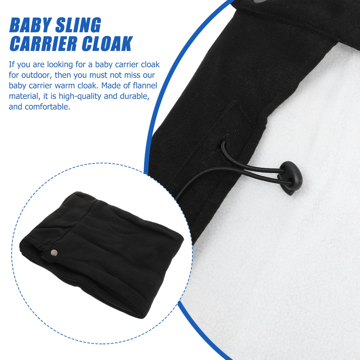Baby Carrier Warm Cloak Newborn Strap Carrier Flannel Cloak for Autumn Winter