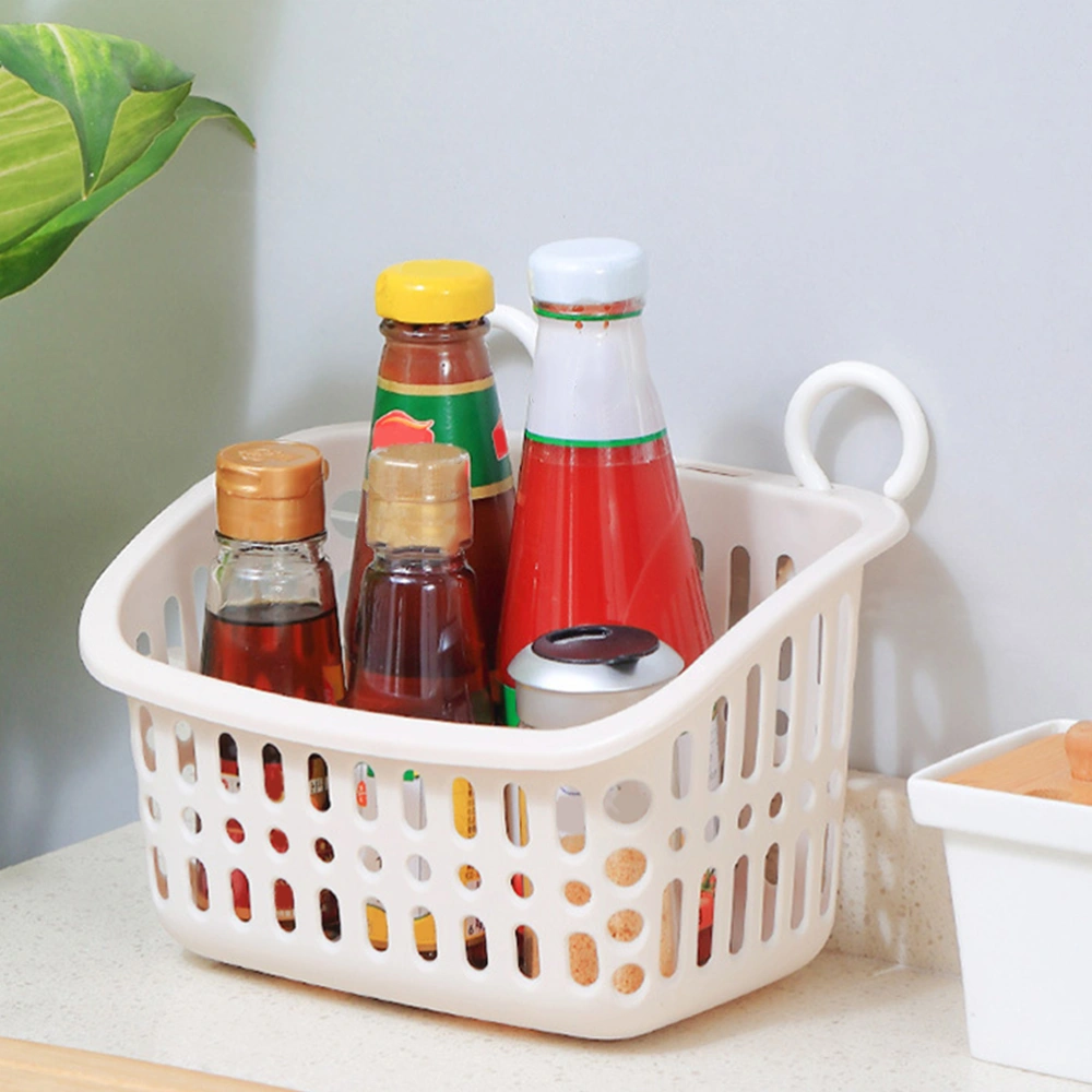 2Pcs Hanging Storage Baskets Bathroom Sundries Holder Seasoning Organizer