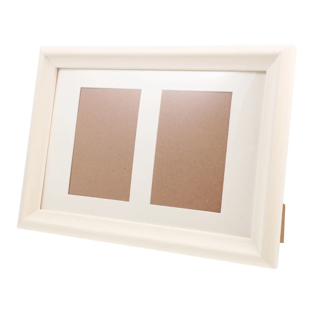 1Set Tabletop Picture Frame Wooden Photo Display Holder Wood Photo Frame for Office