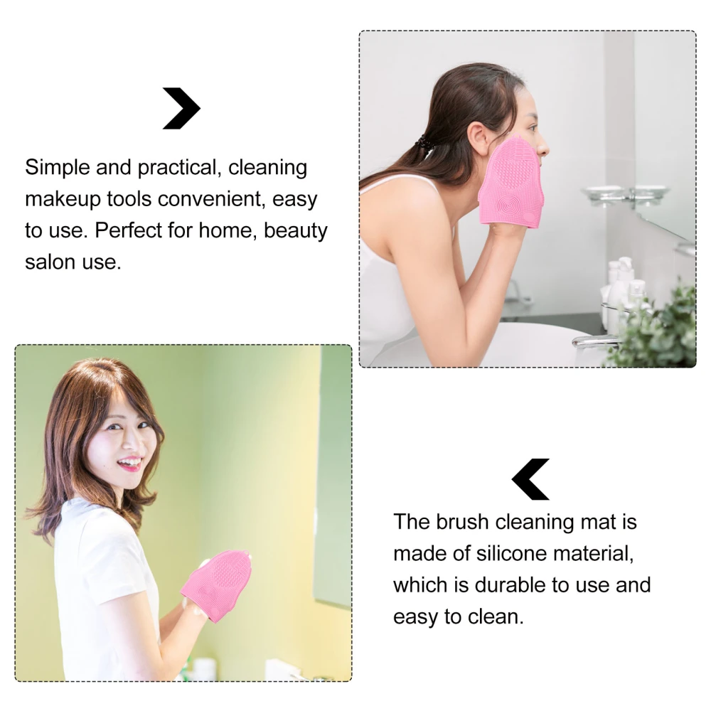 Beauty Tool Beauty Brush Cleaning Pad Silicone Brush Pad for Women Using