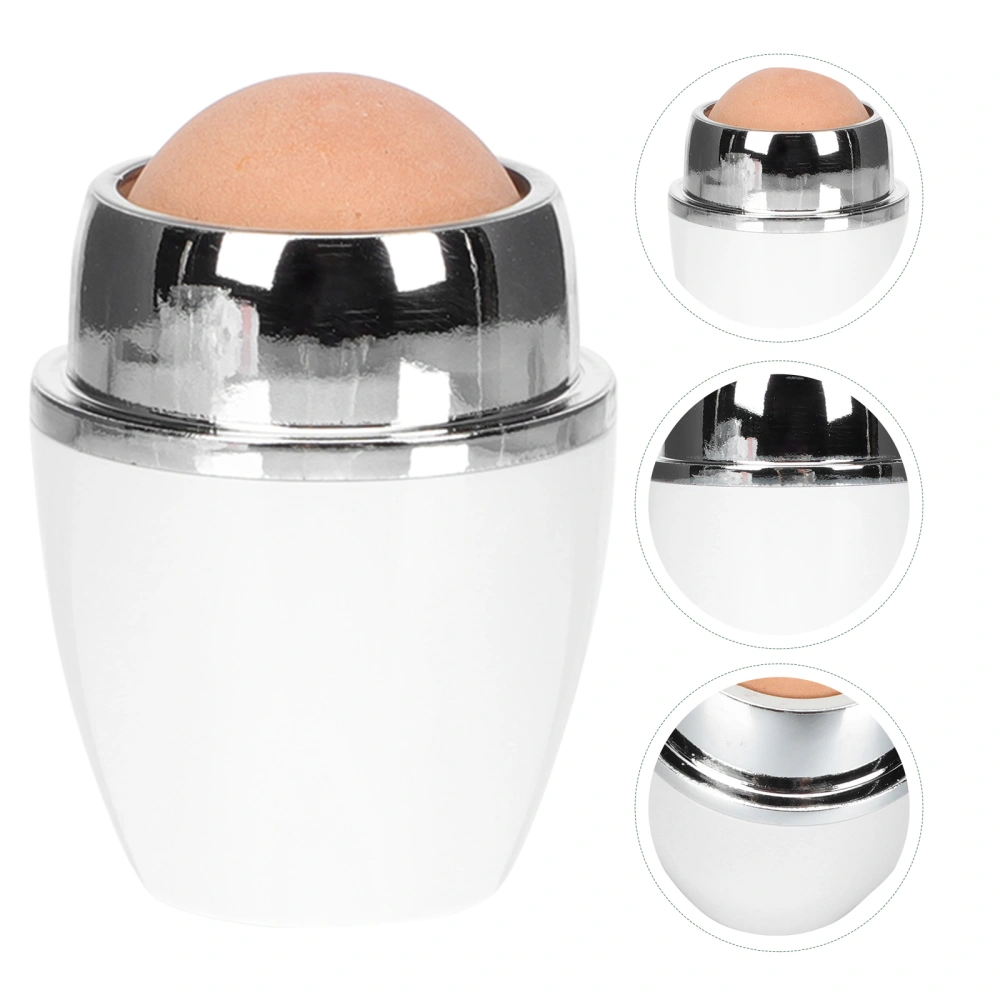 1Pc Mini Oil-Absorbing Stone Ball Natural Facial Massager Skin Care Roller