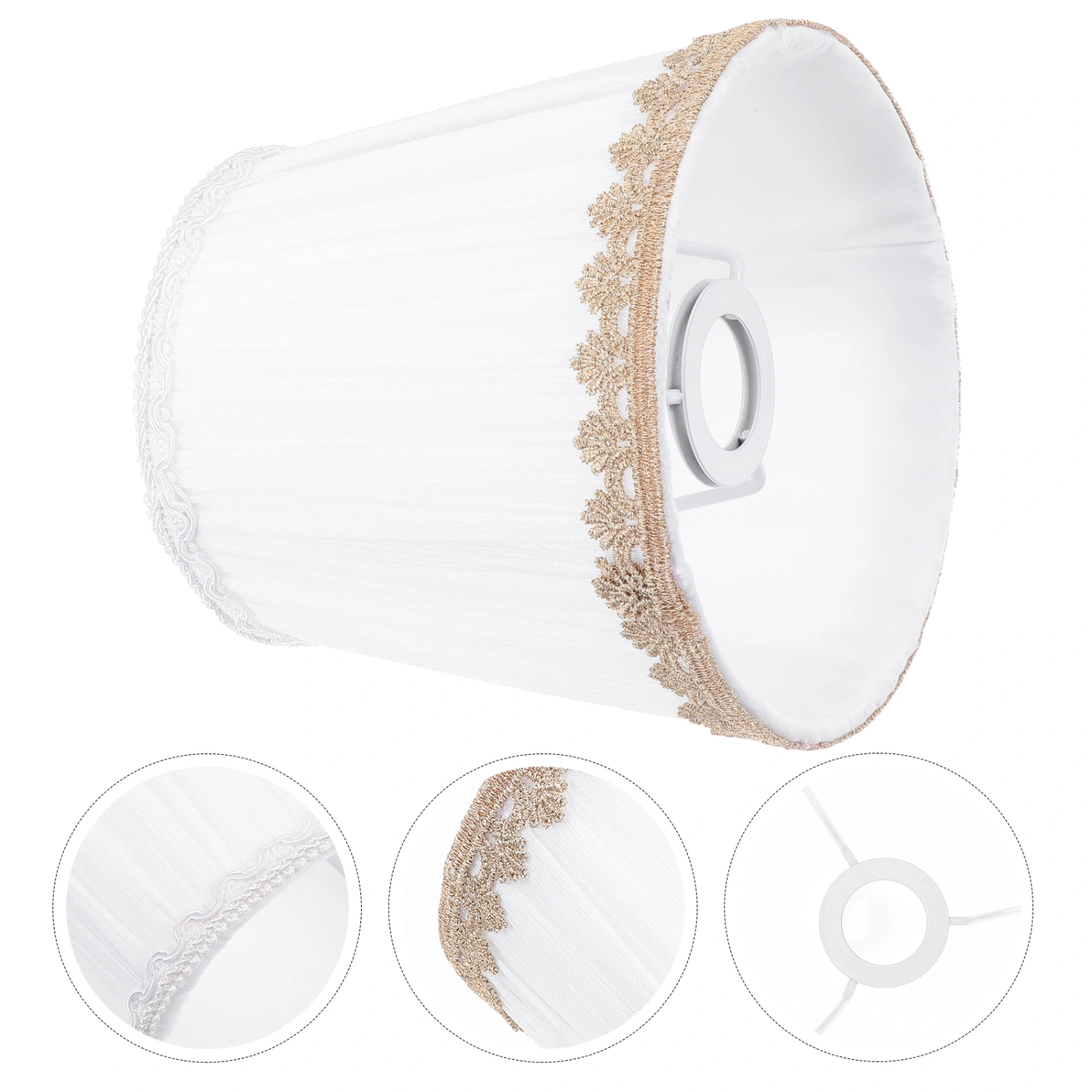 1Pc Cloth Lampshade Home Ceiling Lamp Protective Cover Decorative Lamp Chimney