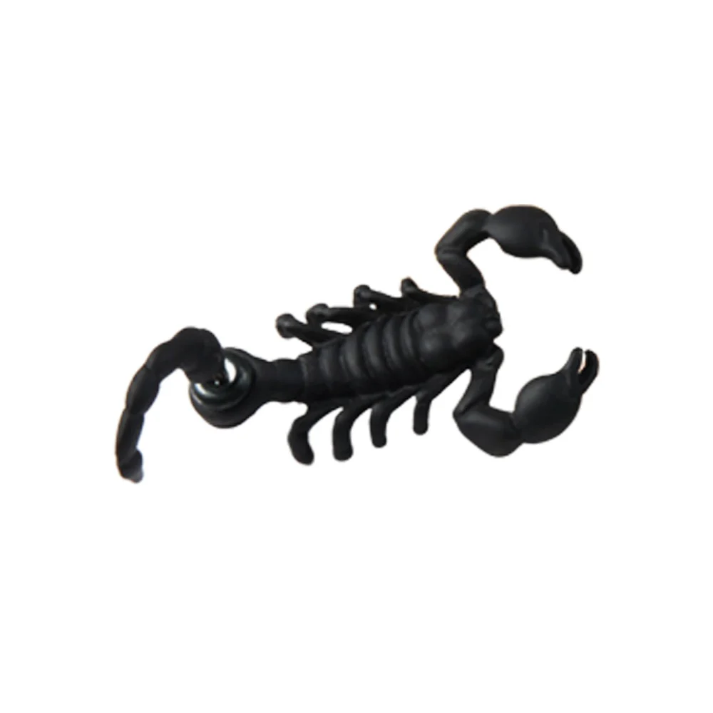 1Pc Personality Earring Creative Scorpion Ear Stud Punk Street Funny Eardrop for Woman Girl (Single)