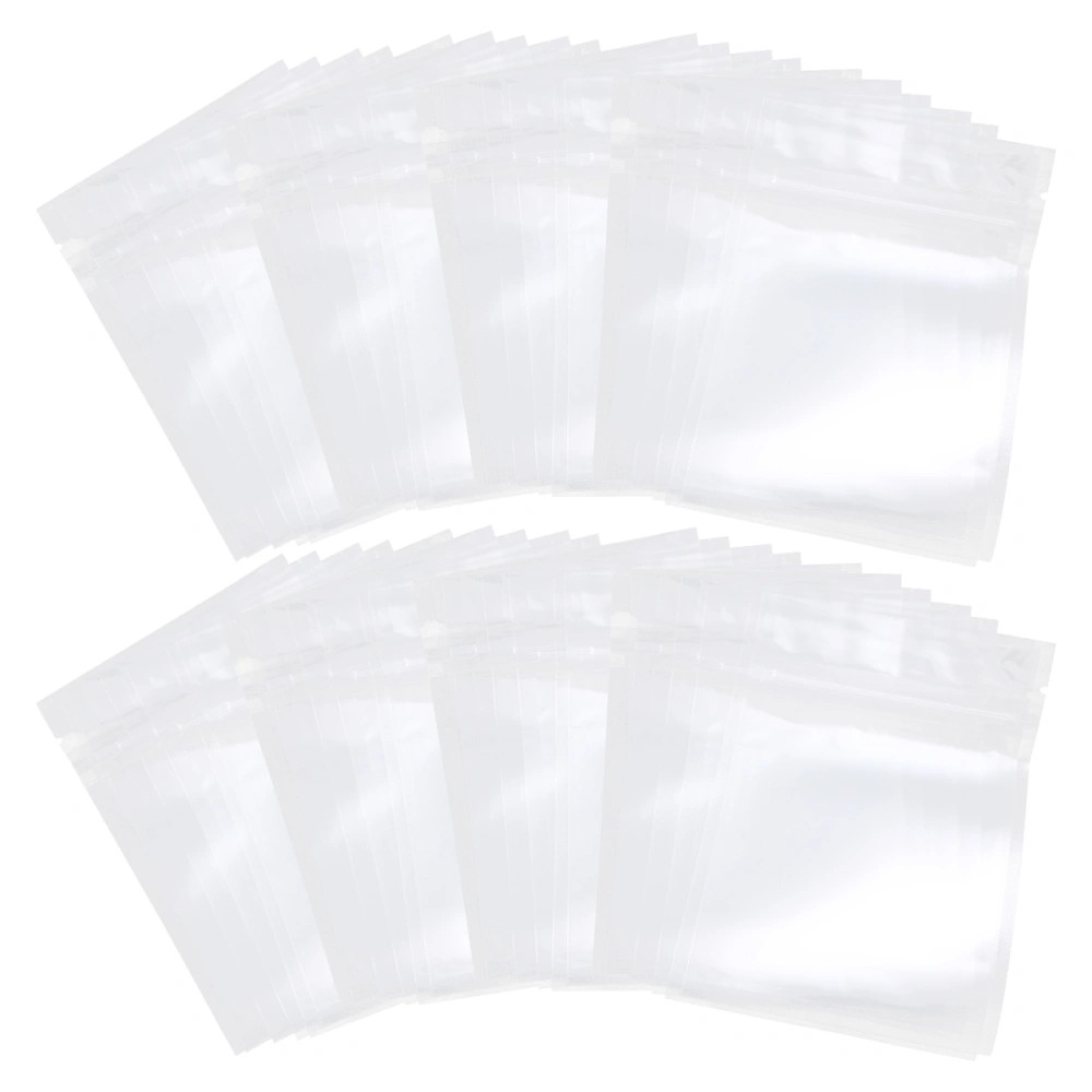 100pcs Pill Pouches Bags Plastic Snack Pouches Transparent Wrapping Bags