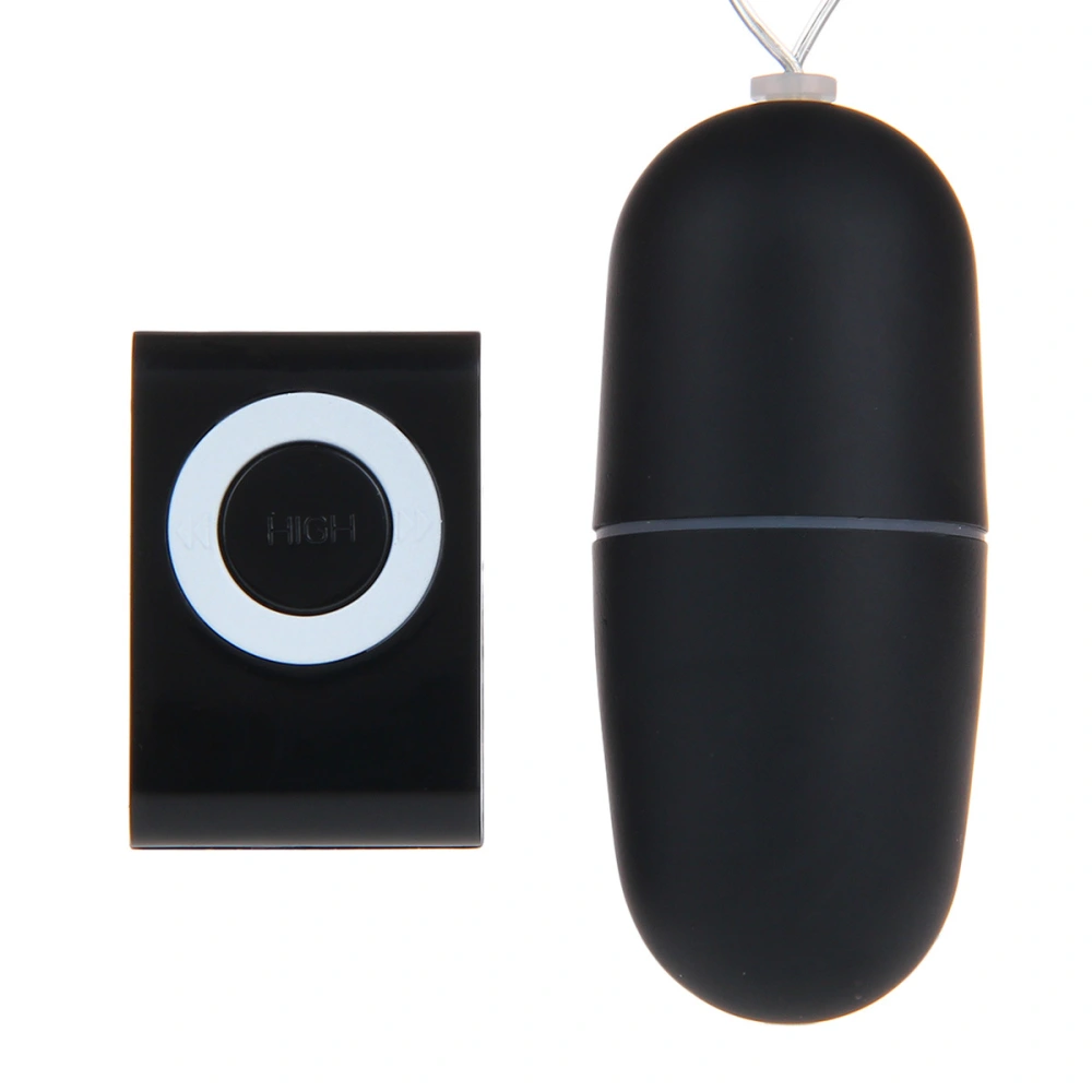 Vibrating Egg Mini Bullet Egg Vibrators Sex Stimulator Toys (Black)