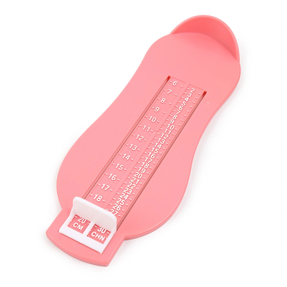 Foot Measuring Device Baby Kids Foot Length Measure Tool Shoes Size Measuring Gauge (Pink)