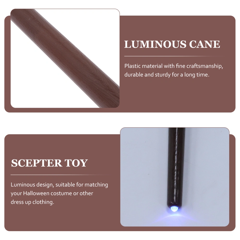 Luminous Cane Glowing Scepter Halloween Party Witch Prop Performance Supplies