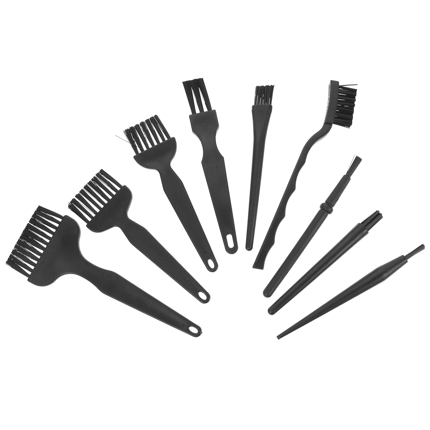9pcs Mini Plastic Dust Brush Anti-Static Brushes for Computer Keyboard