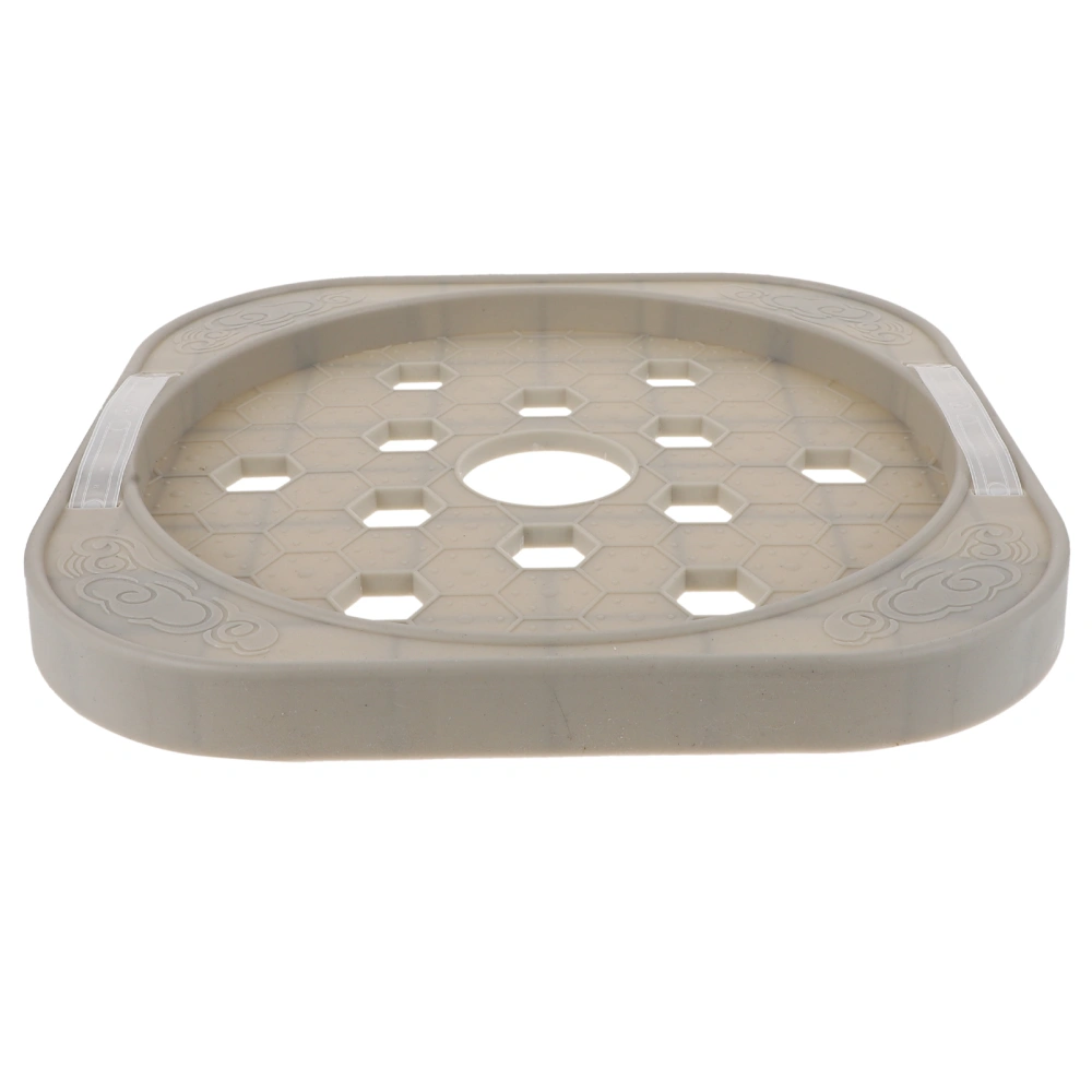 1Pc Round Gas Tank Tray Movable Gas Tank Tray Portable Gas Tank Base Plate