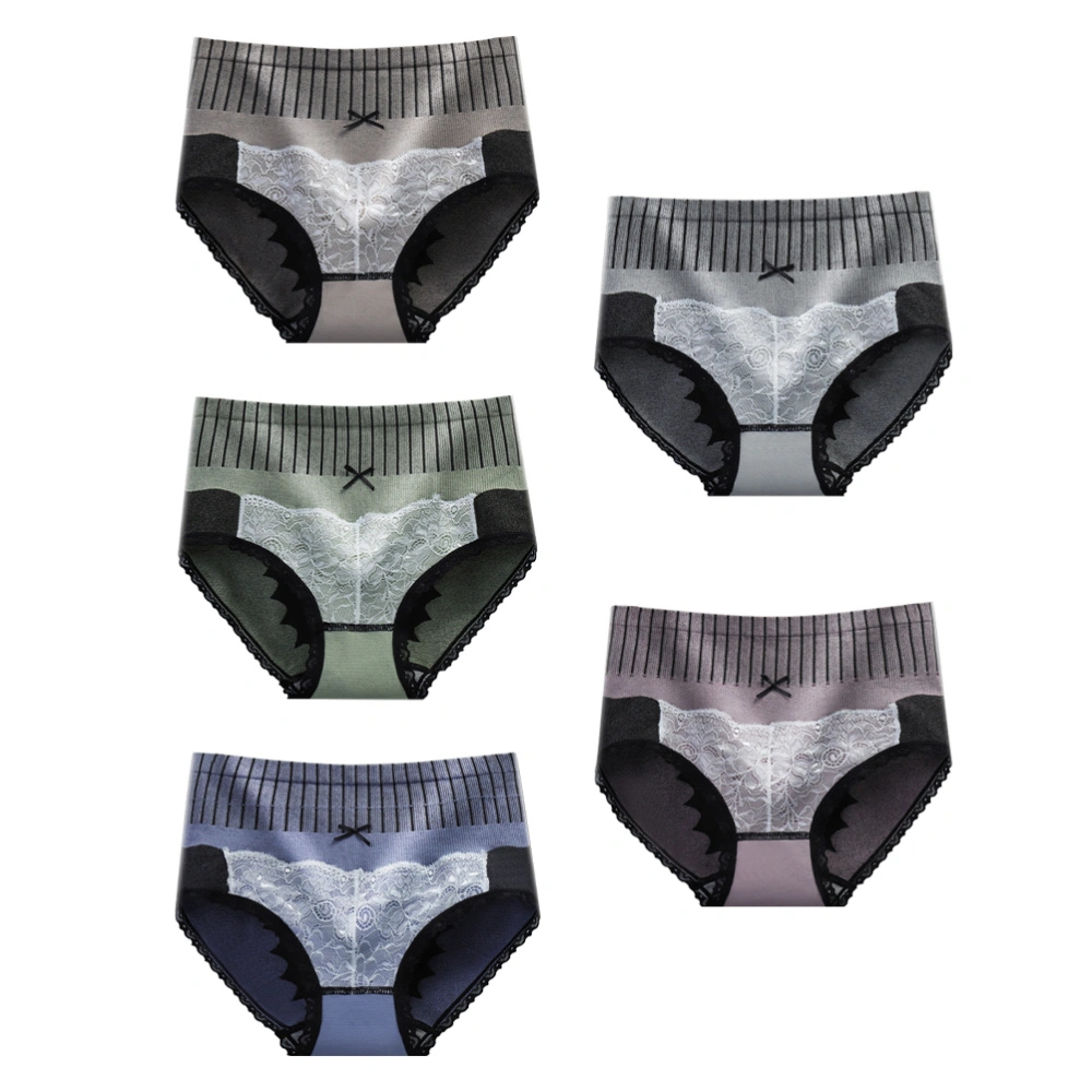 5pcs High Waist Underpants Women Underpants Women Underwear High Waist Underwear