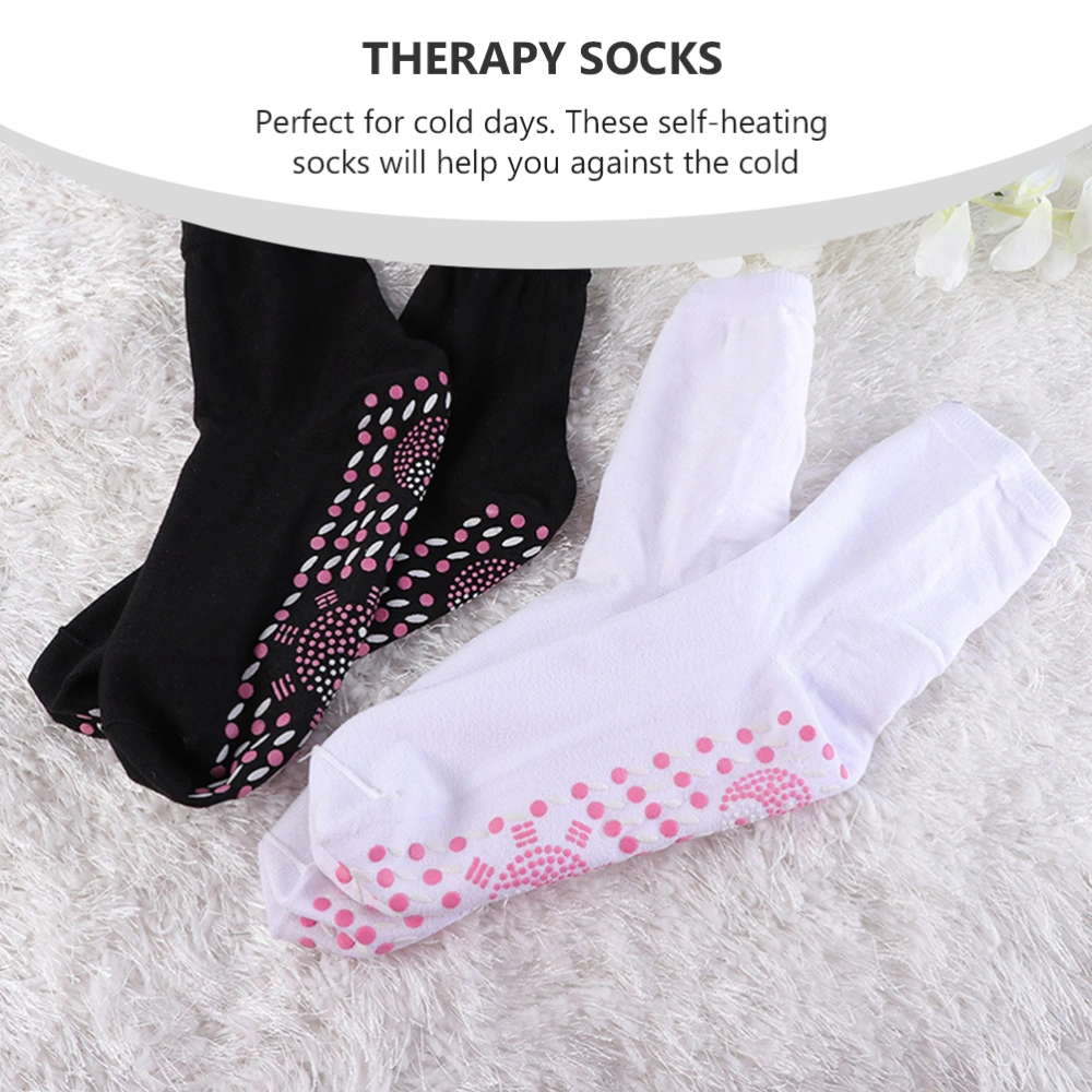 3 Pairs Fashion Warm Self Heating Socks Outdoor Heated Socks for Men Women