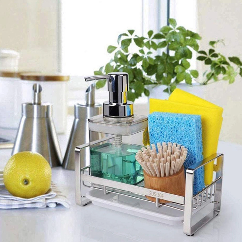 1pc Multifunctional Kitchen Drain Rack Kitchen Storage Shelf Sink Shelf