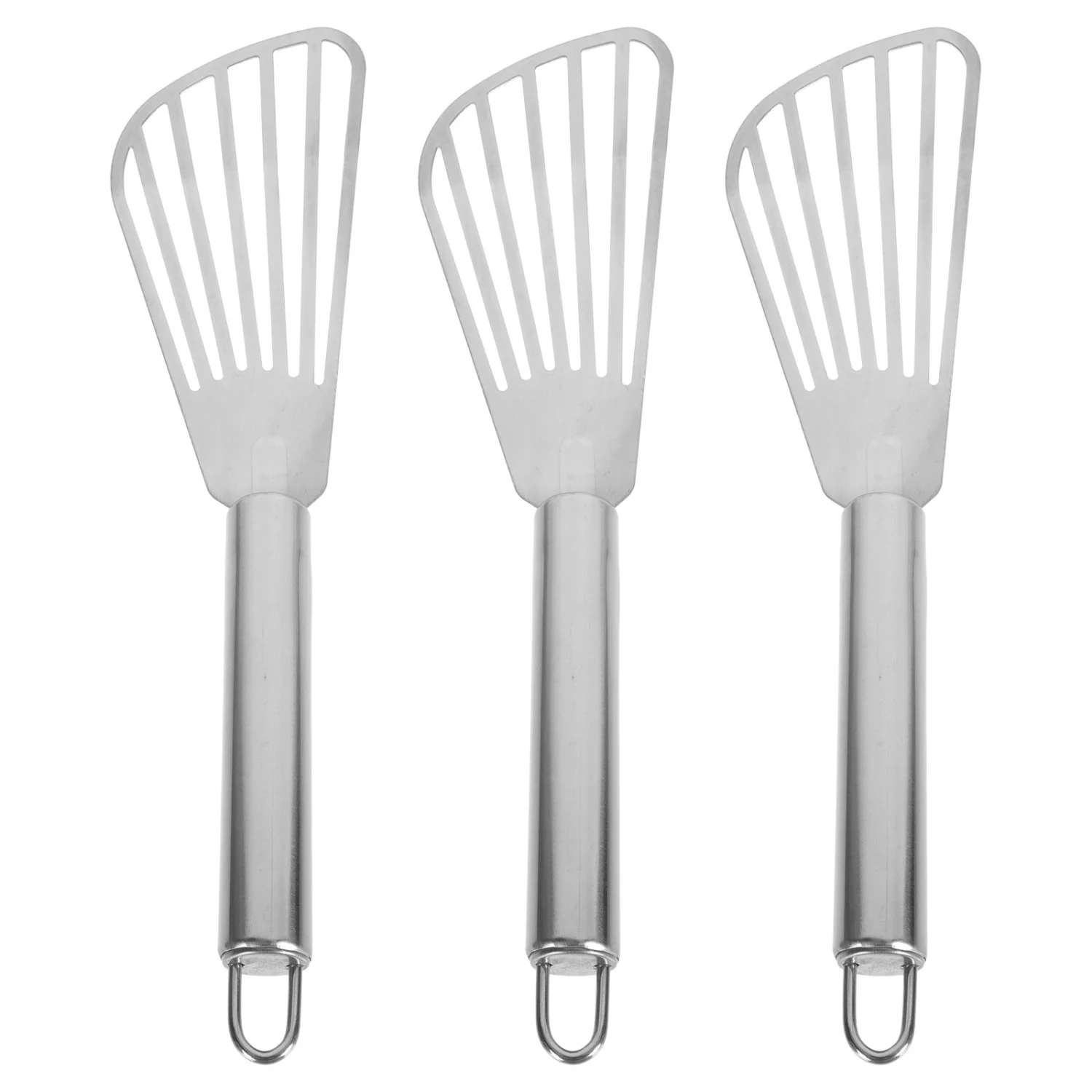 3pcs Stainless Steel Spatula Fish Spatula Steak Frying Spatula Eel Spatula