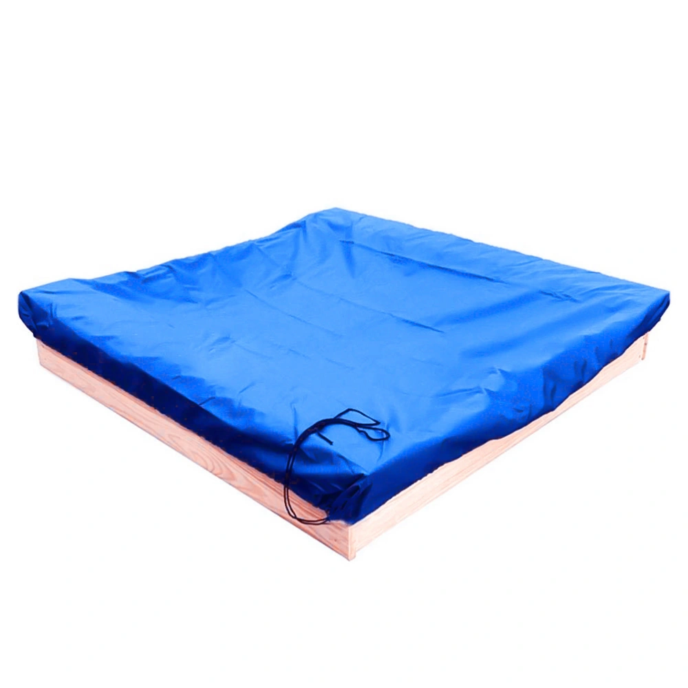 Garden Courtyard Square Children Bunker Cover Children's Small Bathtub Cover Sandbox Cover (Blue 200x200cm)