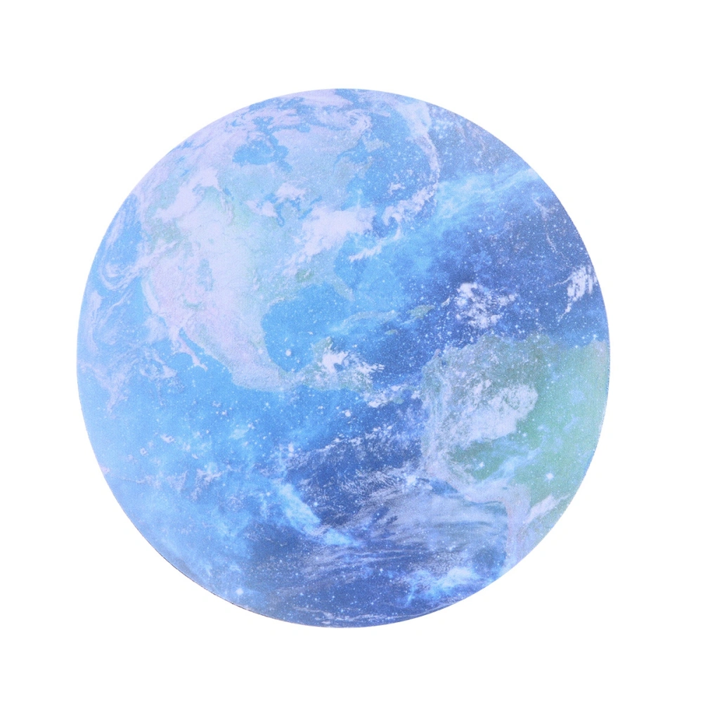 Mouse Pad Creative Small Fresh Personality Planet Mouse Pad Rubber Cushion (Rainbow Earth)