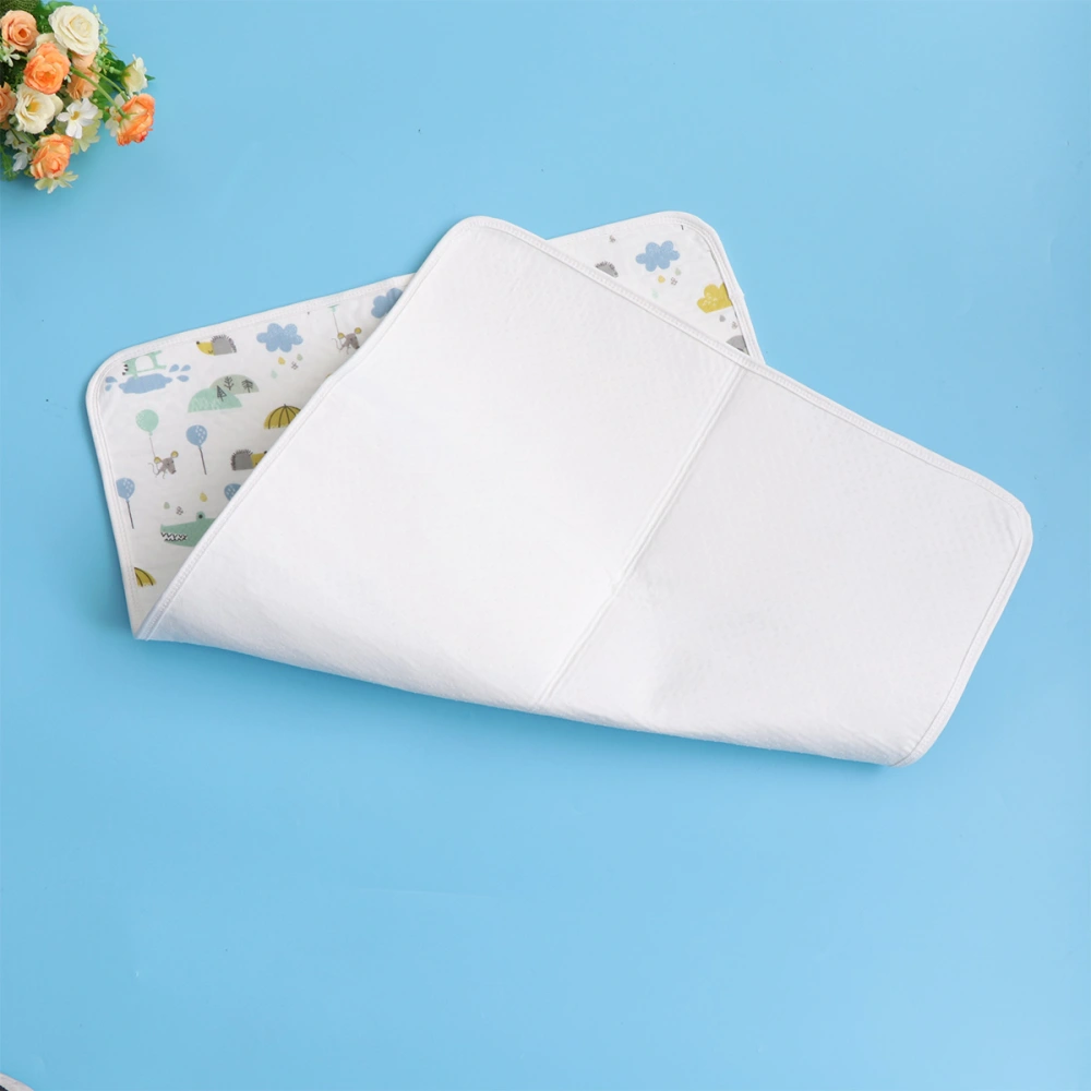 1pc Gauze Changing Pad  Highly Absorbent Mattress Pad Breathable Waterproof Diaper Bedwetting Pad for Infant