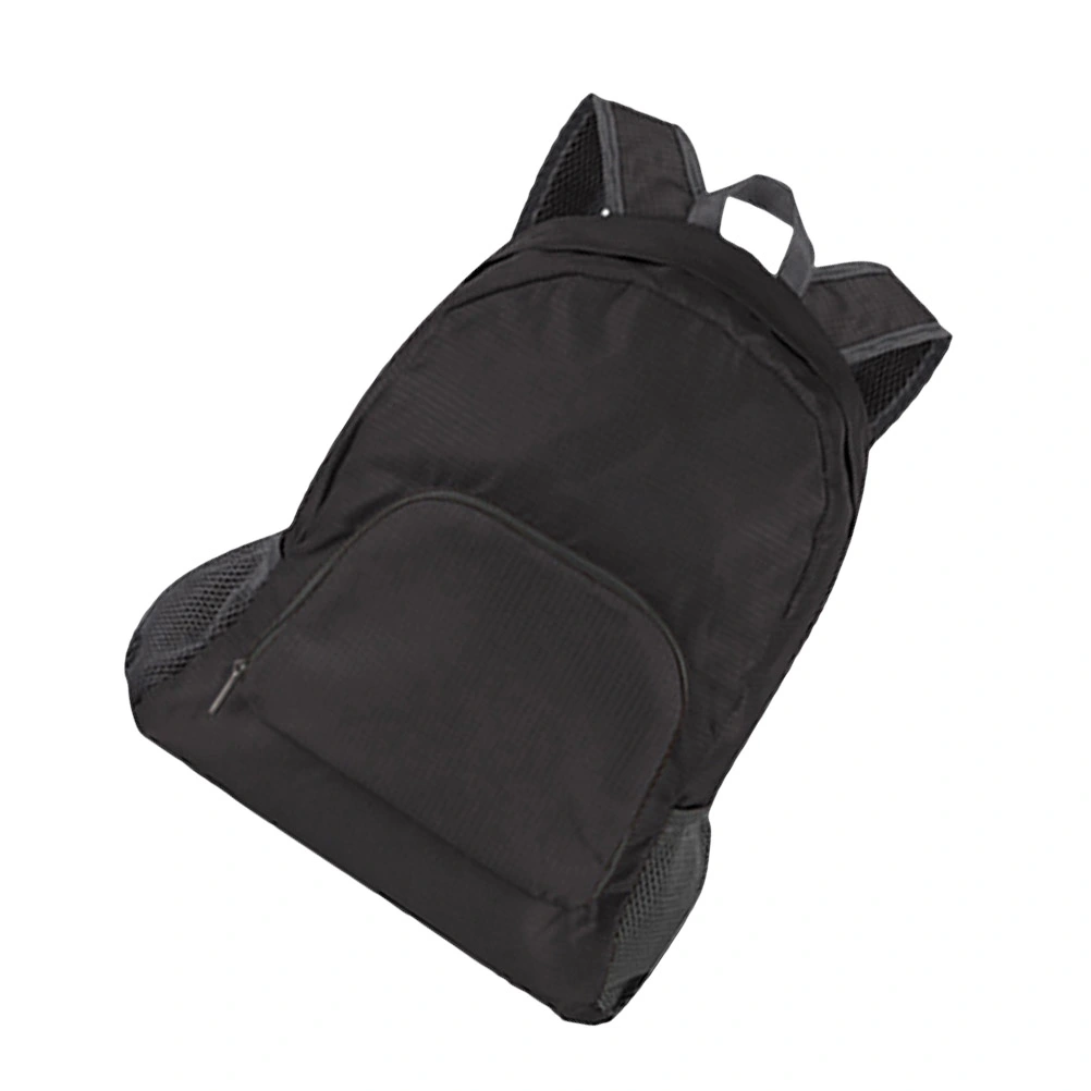 Lightweight Waterproof Foldable Backpack Travel Outdoor Packsack Portable Schoolbag for Camping Hiking Travel (Black)