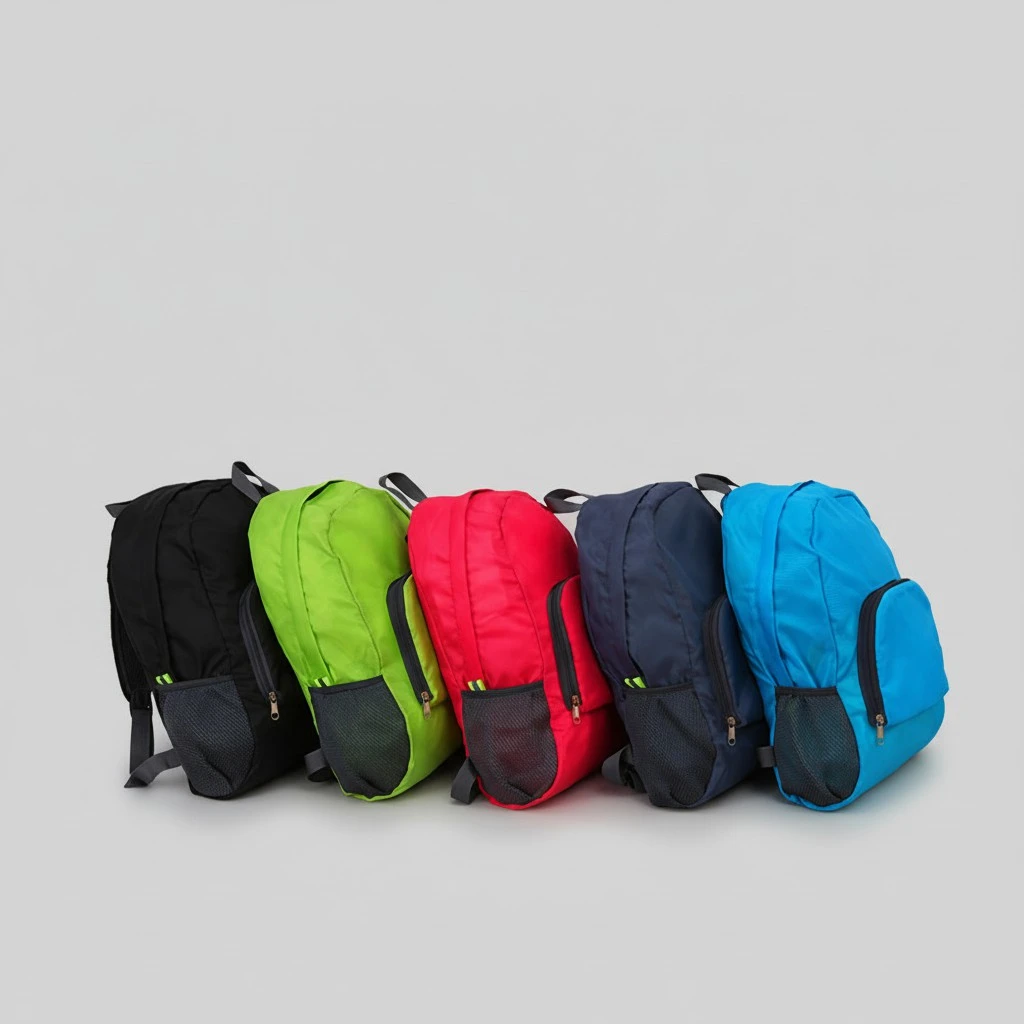 Lightweight Waterproof Foldable Backpack Travel Outdoor Packsack Portable Schoolbag for Camping Hiking Travel (Black)