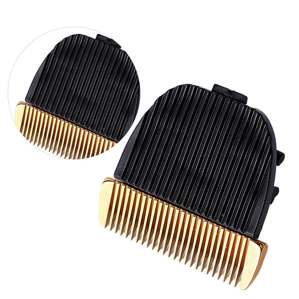 Professional Grooming Ceramic Cutter Head Razor 26 Teeth for Hair Clipper Trimmer Golden Black