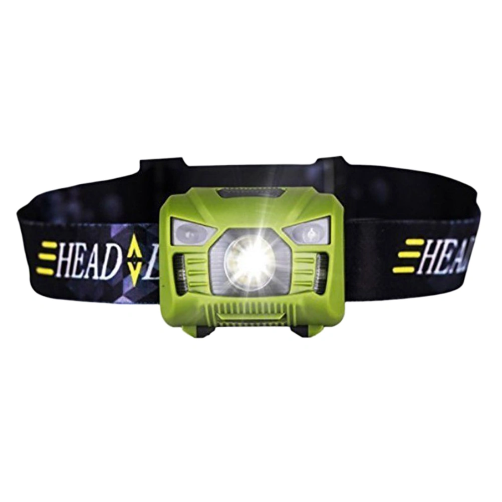 LED Rechargeable Headlamp Flashlight Rotatable Super Bright Head Torch USB Charging Head Lamp For for Outdoor Running Camping Hiking Walking (Green)