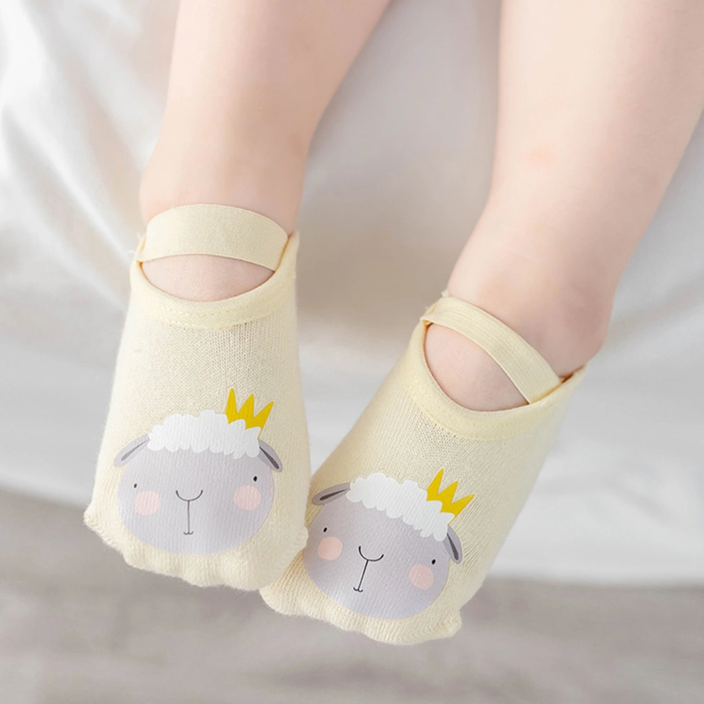 3 Pairs Baby Socks Thickened Warm Infant Toddler Newborn Cartoon Floor Socks