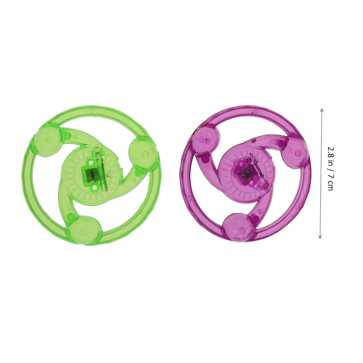 10pcs Hand Pull Luminous Flashing Rope Flywheel Toy LED Light up Toys Novelty for Children's Birthday Funny Gift(Random Color Style)