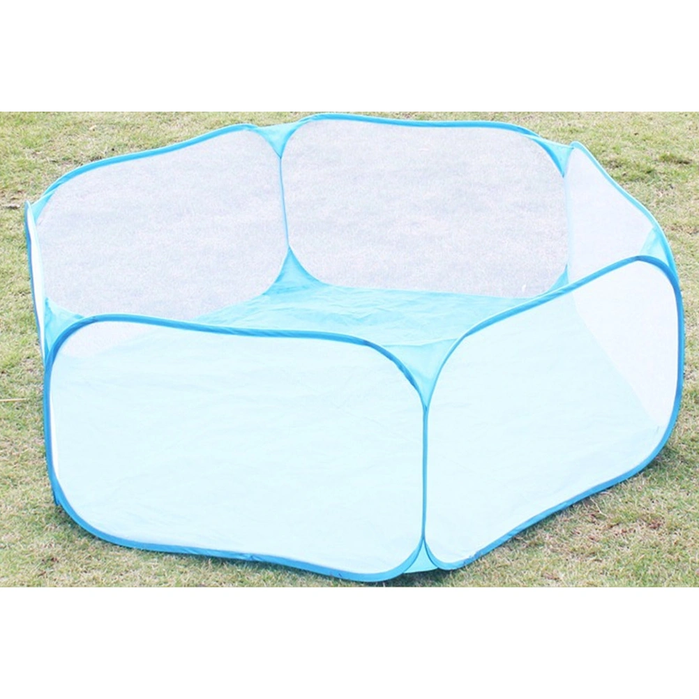 1pc Playpen Ball Pool Net Foldable Ball Pool Tent Ocean Balls Fence Ball Pit Playpen (Blue)