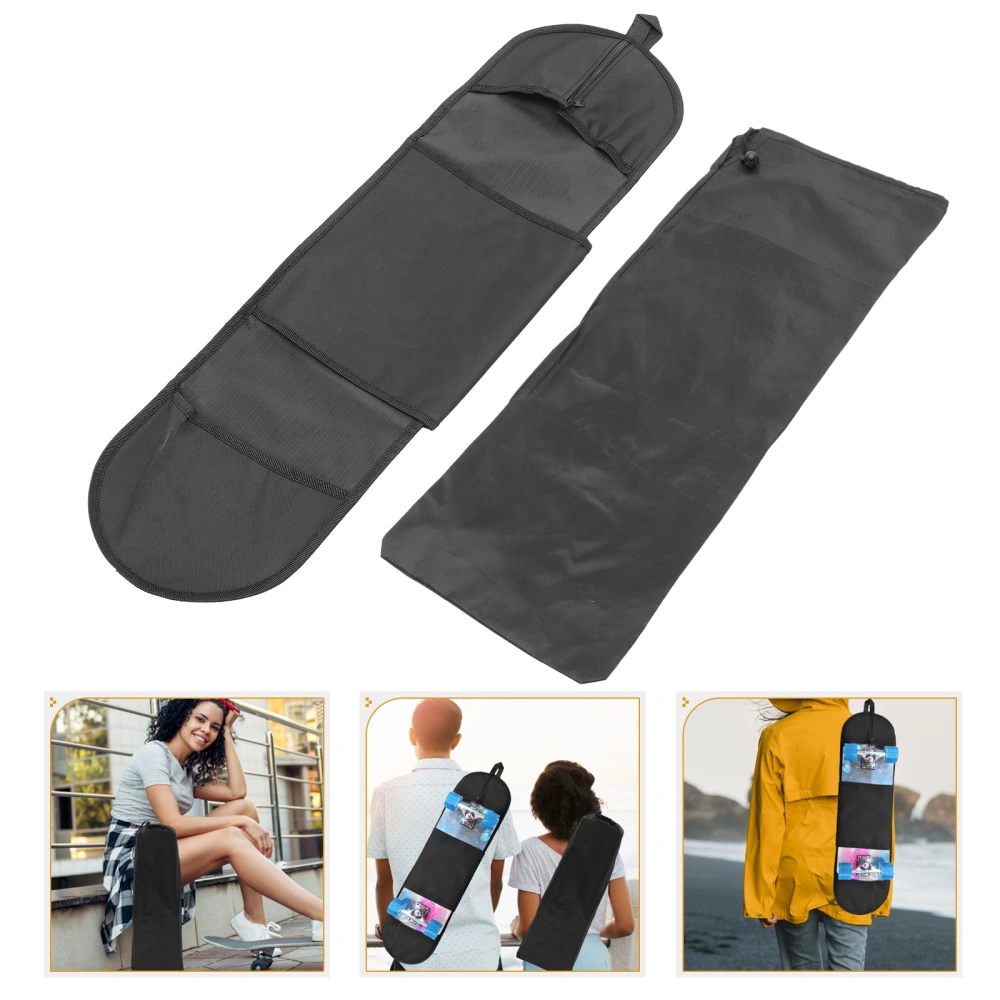 Skateboarding Sling Bag Skiing Board Bag Sliding Plate Pouch Skateboard Storage Bag