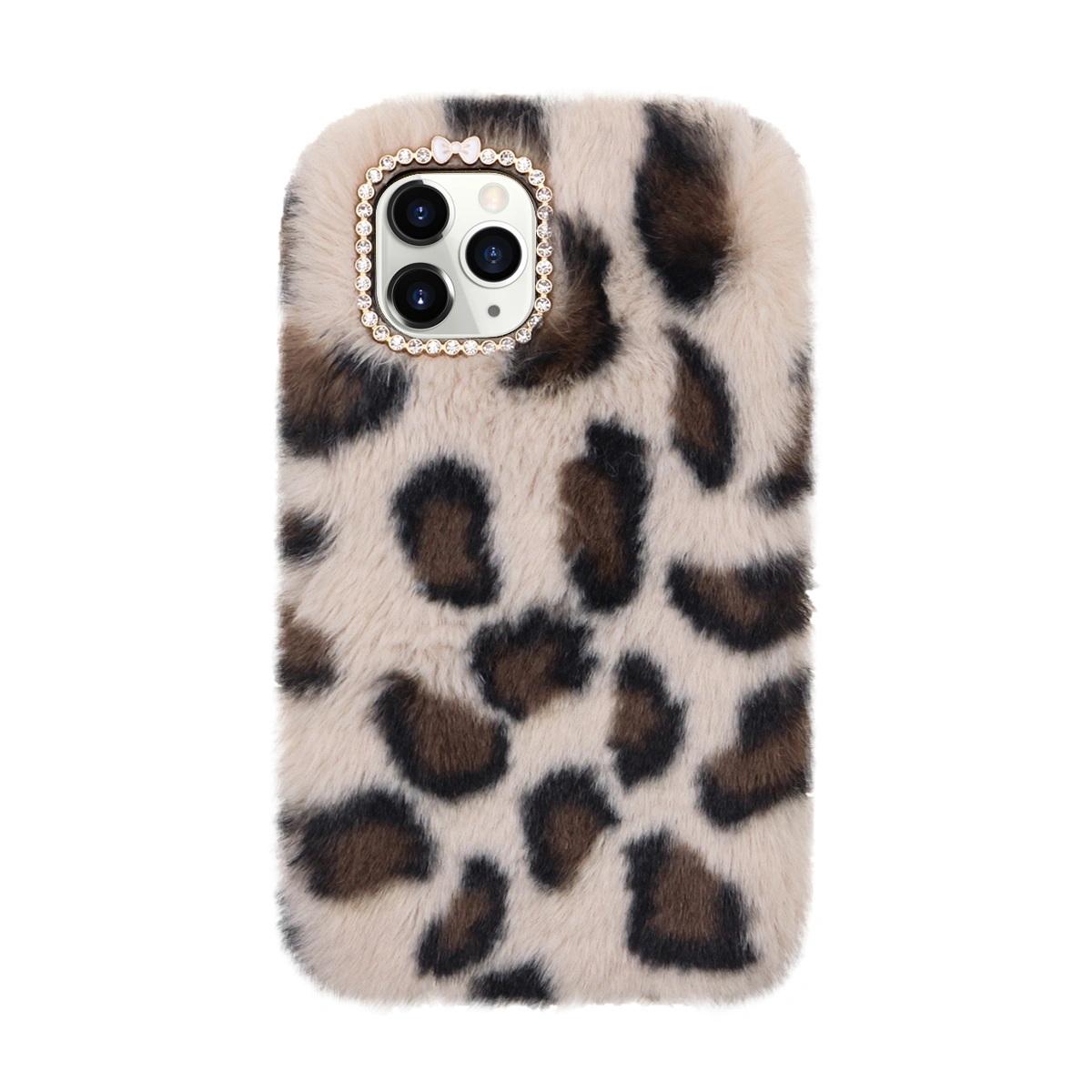 Plush Phone Cover Compatible for iPhone 11 Pro Max Smartphone Softer Case