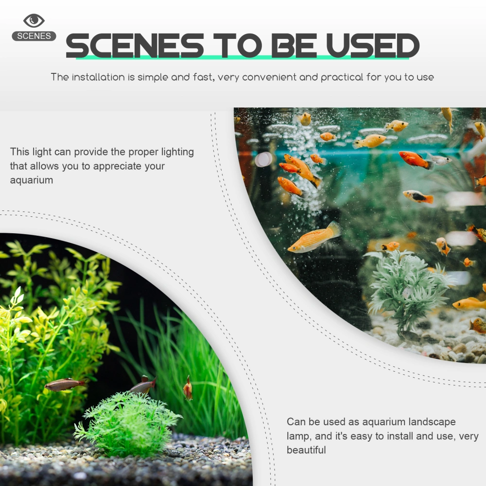 Household Aquarium Light Professional Fish Tank Lamp Convenient Fish Tank Light