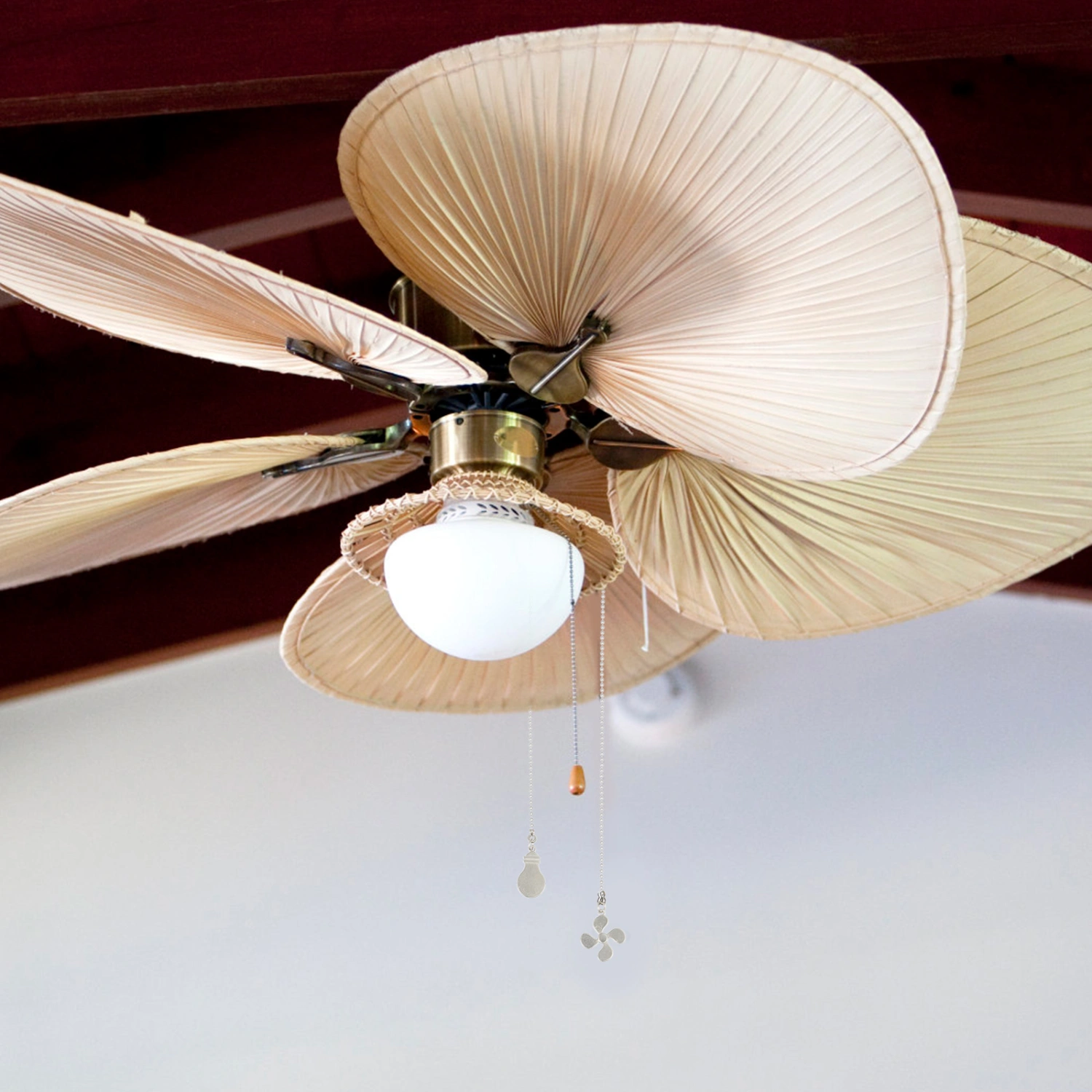 2pcs Ceiling Light Pull Chains Ceiling Fan Chain Extension Chandelier Chain Pendant
