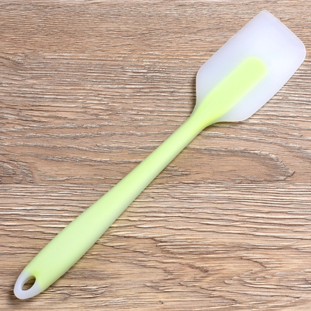 2pcs Silicone Cream Scraper Large Size Silicone Scraper Translucent Cream Scraper Silicone Cake Spatula for Home Restaurant Use Random Color