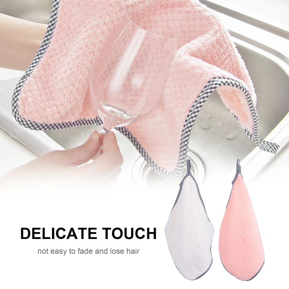 10 Pcs Practical Washing Towel Kitchen Cleaning Cloth Household Dish Towel