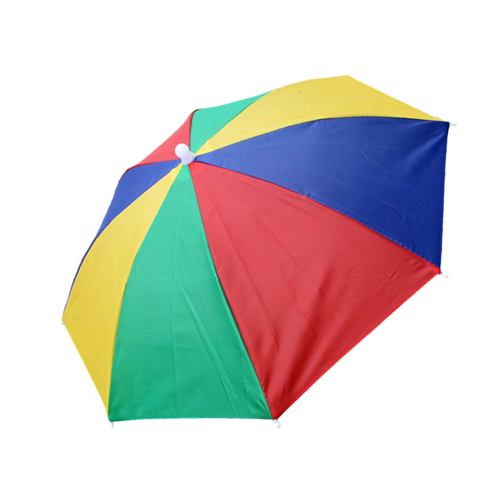 Outdoor Umbrella Hat Fishing Umbrella Hands Free Umbrella Head Wear Umbrella