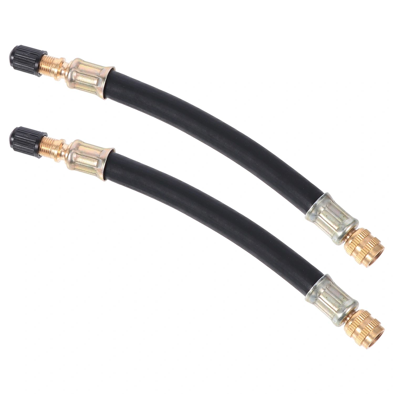2pcs Tire Rubber Valves Extension Tube Car and Bike Vacuum Valves Extension Tube