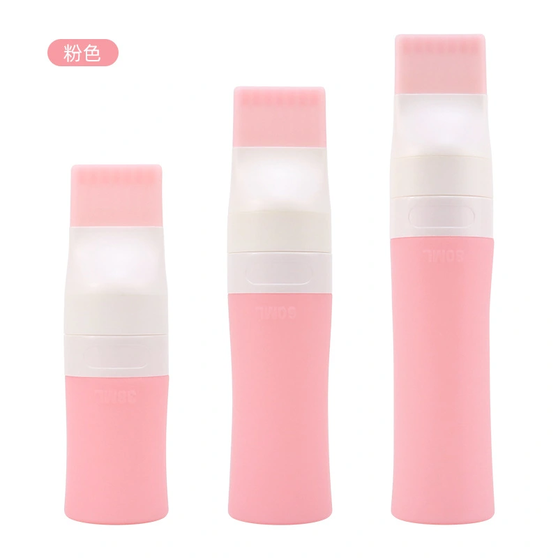 3pcs Empty Travel Bottles Silicone Shampoo Dispensers Lotion Bottles Refillable Bottles(38ml,60ml,80ml)