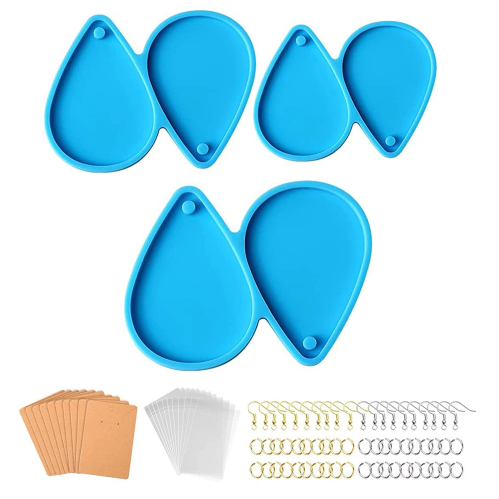 1 set of Water Drop Shape DIY Earring Making Molds Earring Keychain Pendant Molds