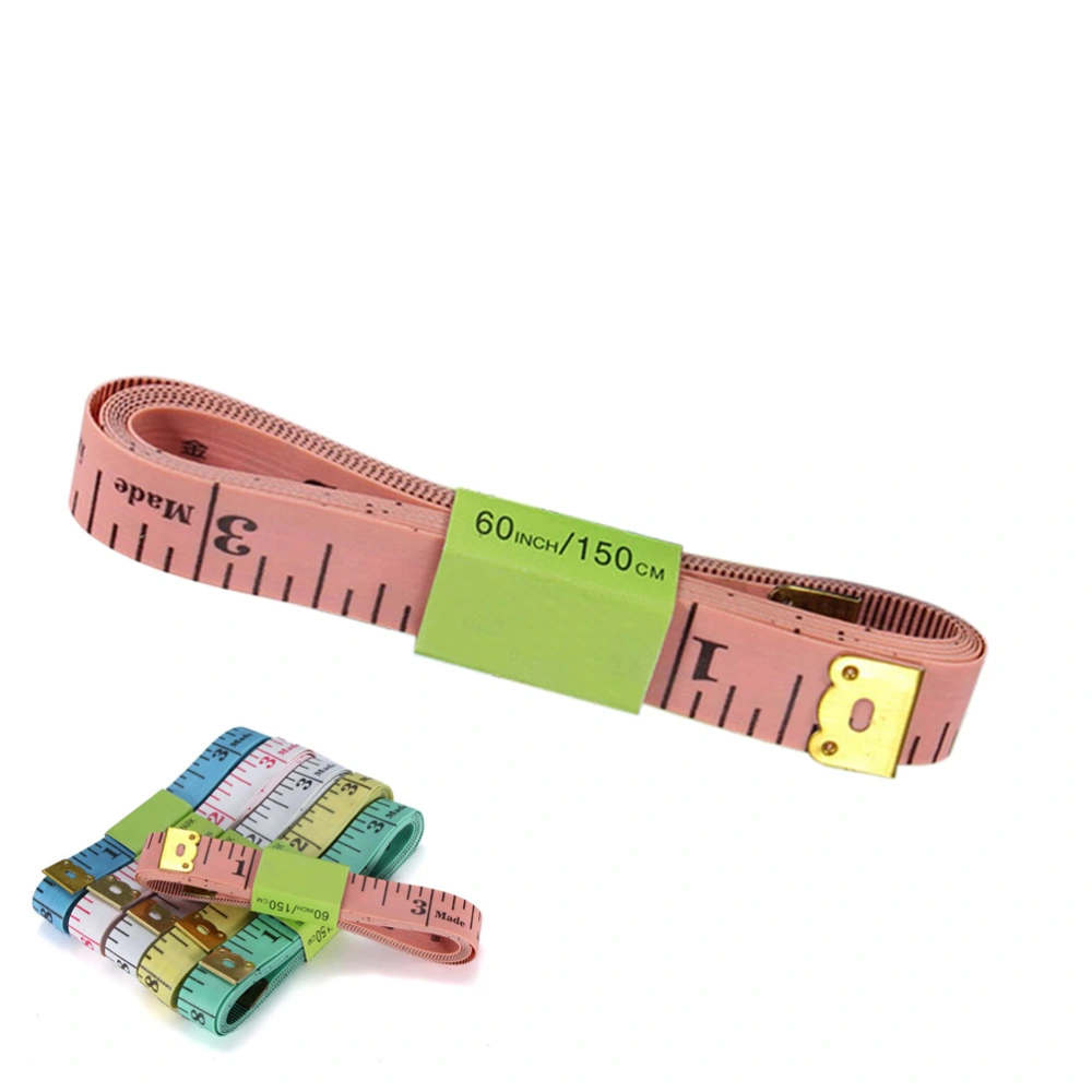 10pcs Tape Measure for Sewing Tailor Cloth Ruler Dual Sided Metric Diet (Random Color)