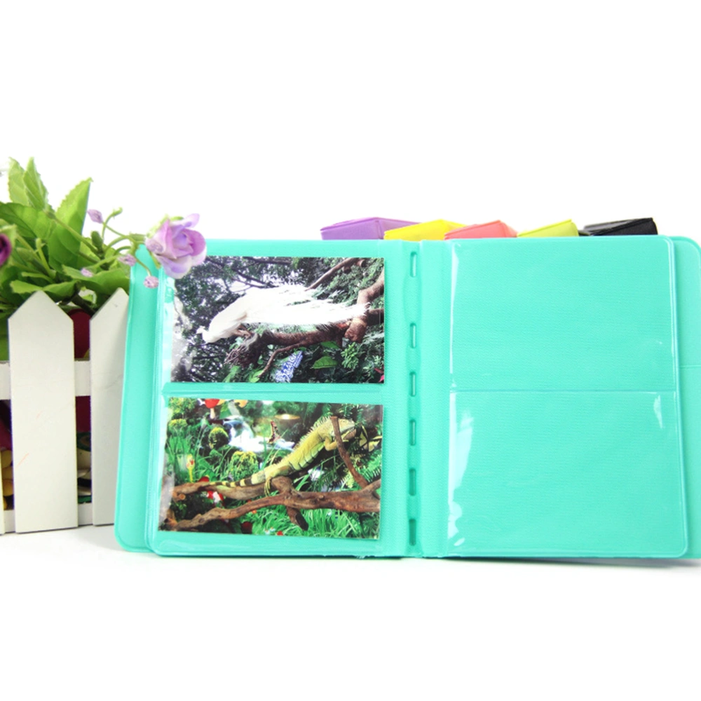 64 Pockets 3 Inch Photo Album Photo Storage Book Case for Fujifilm Mini LOMO Sofort (Mint Green)