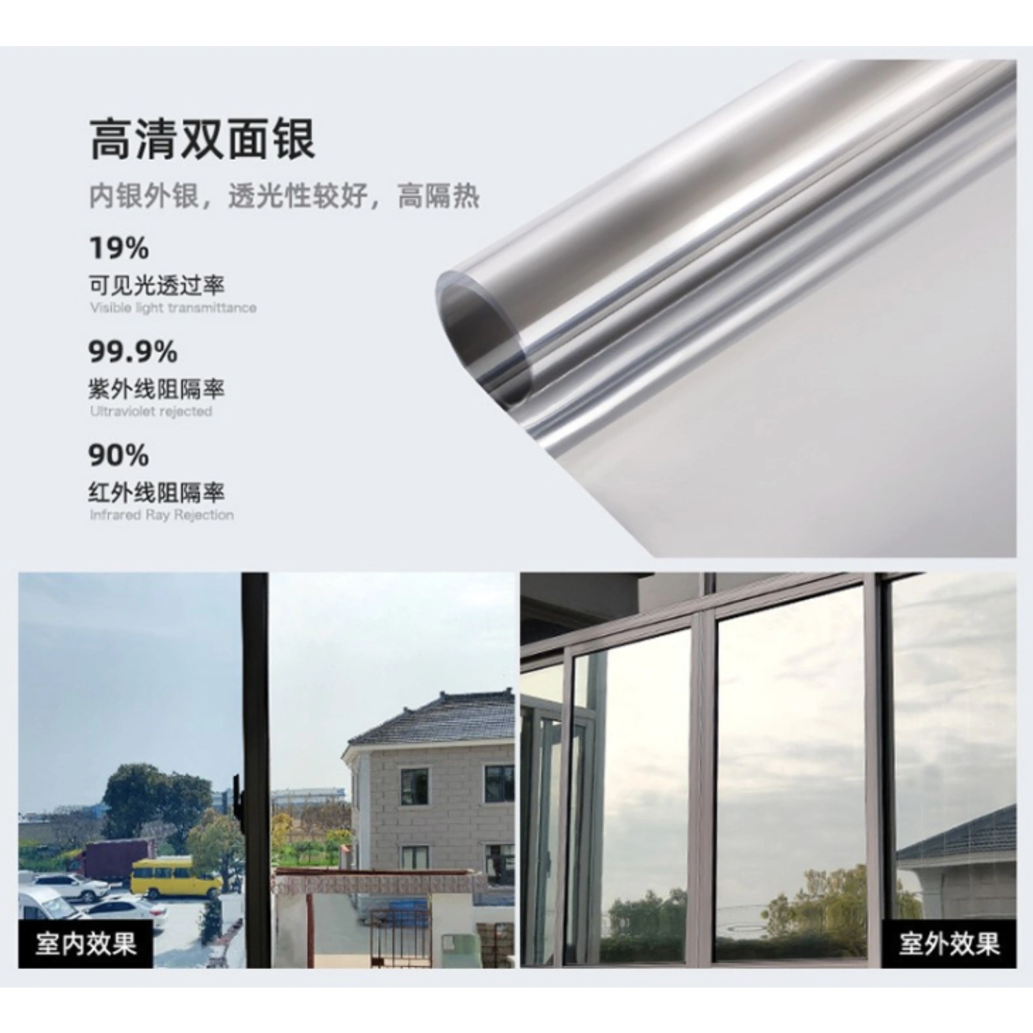 Window Film Window Privacy Sticker Static Window Film Home Privacy Protection Supply