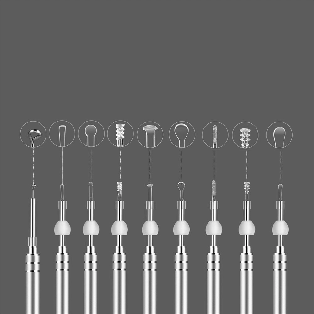 1 Set of Visible Ear Wax Removal Tool Ear Camera Cleaning Tool Professional Earwax Removal Supply