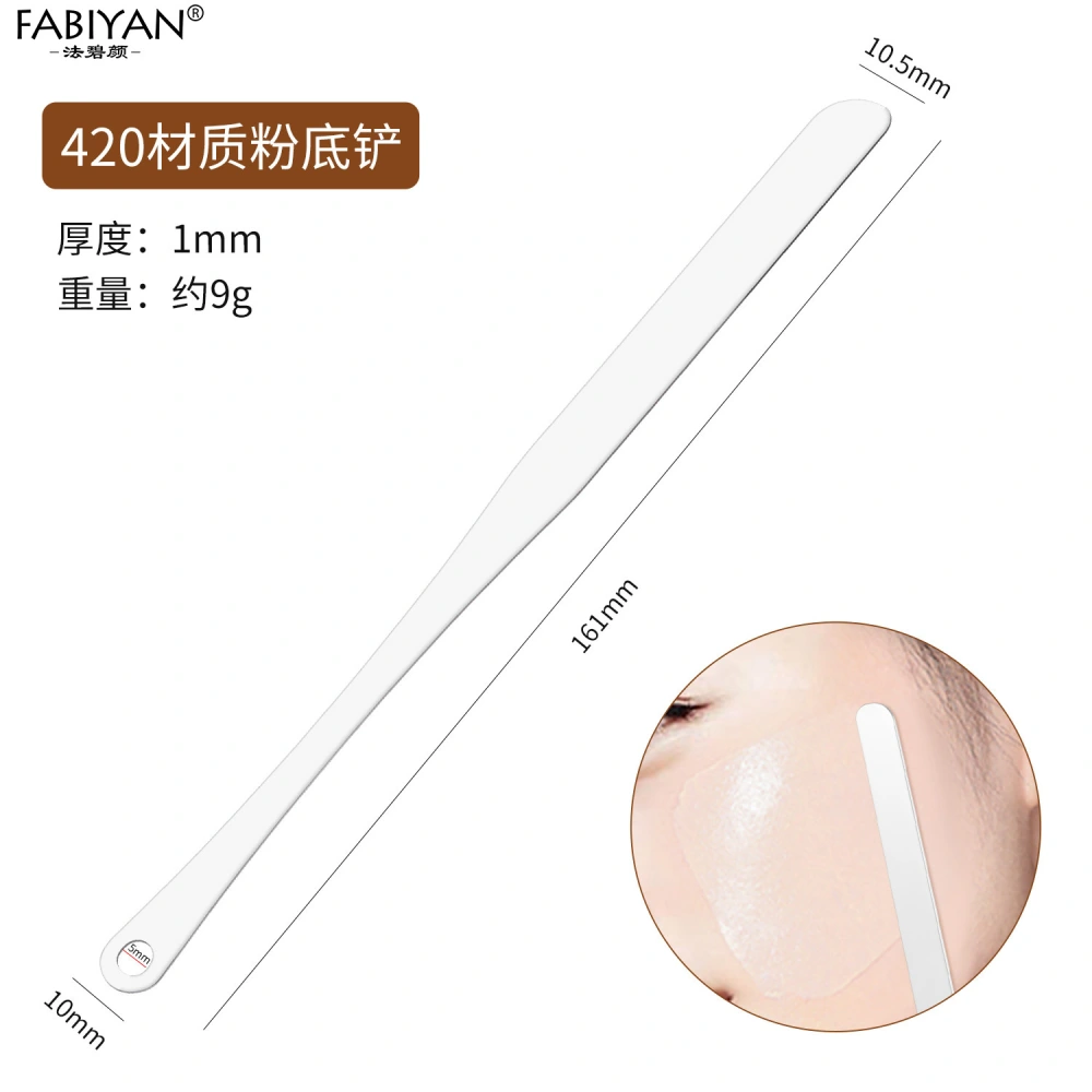 3Pcs Foundation Mixing Stick Foundation Spatula Long Handle Makeup Spatula Makeup Mixing Tool