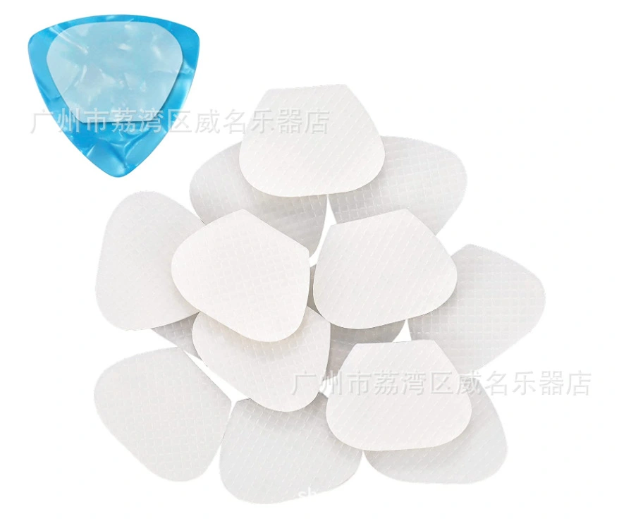 20pcs Guitar Pick Grips Silicone Pick Holders Guitar Pick Adhesive Grips with Guitar Picks