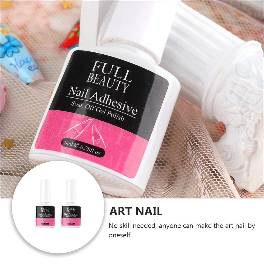2pcs Nail Extension Tool Poly Nail Art Glue Nail Manicure Extension Tool