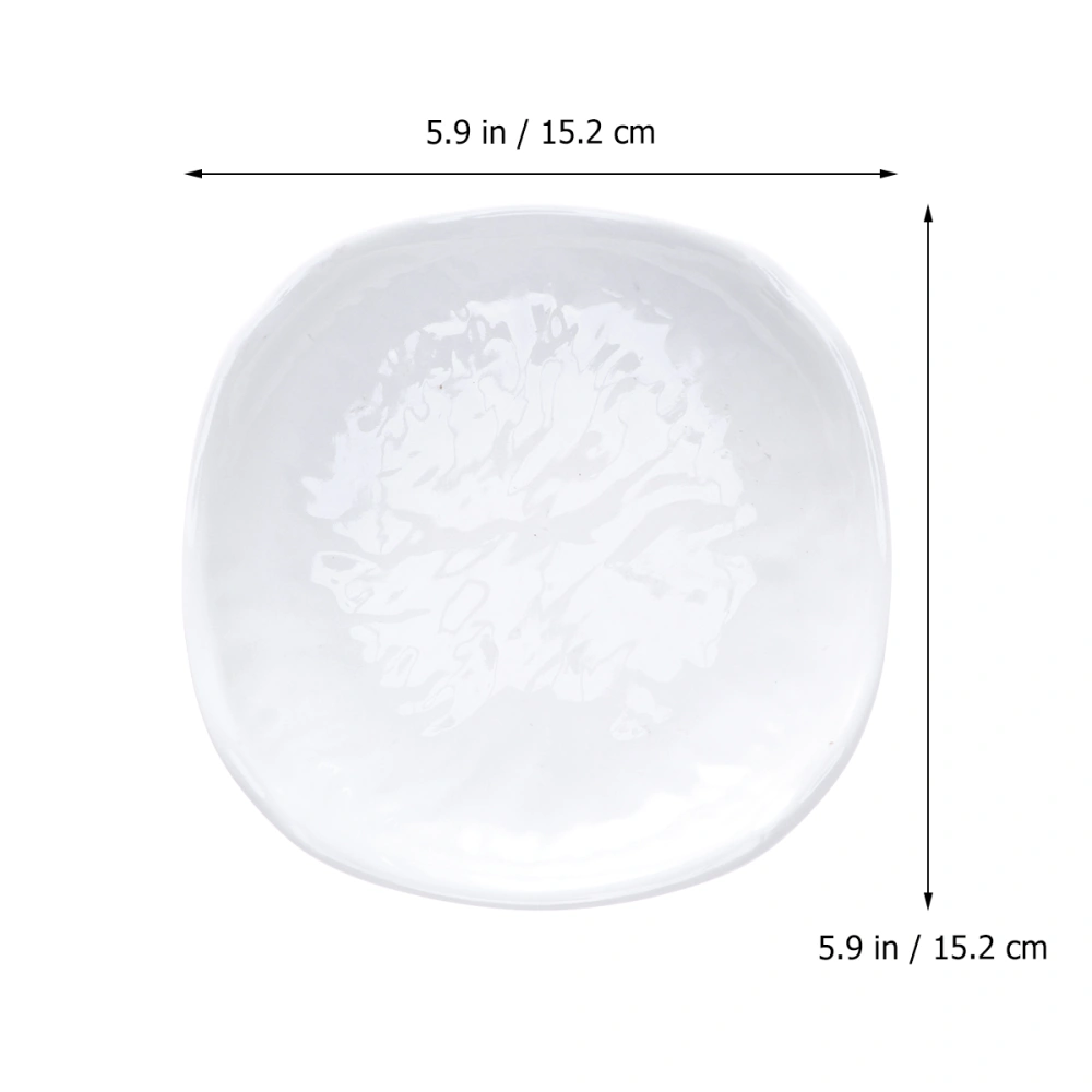 A5 Melamine Imitative Ceramic Creative Sauce Dipping Bowl Small Plate Dish for Condiment Vinegar Seasoning