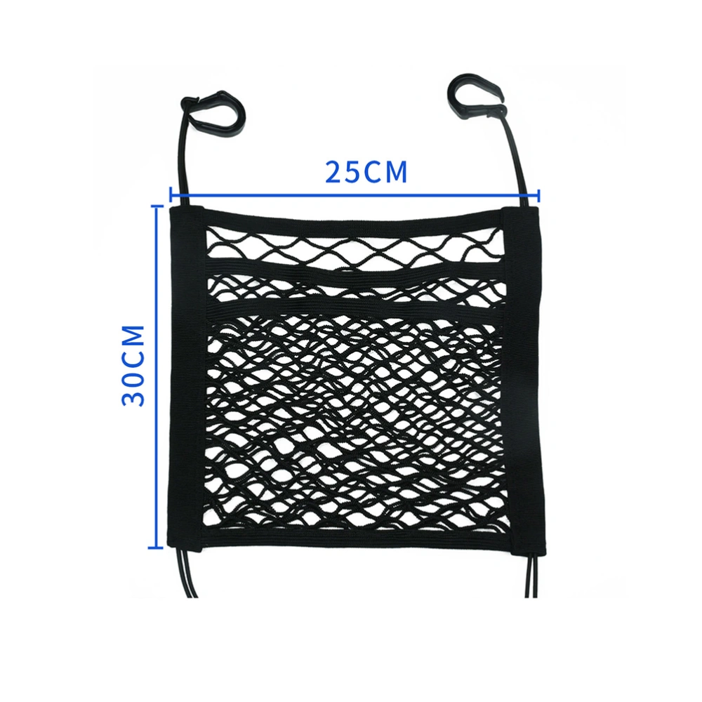 Double-layered Car Seat Storage Net Pocket Car Seat Mesh Organizer Storage Net